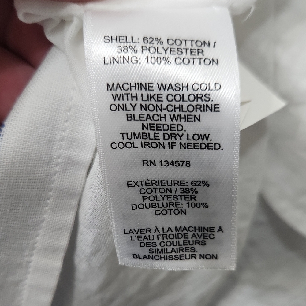 Vineyard Vines Blue and White Striped Jaquard Tunic -Small - Picture 3 of 11